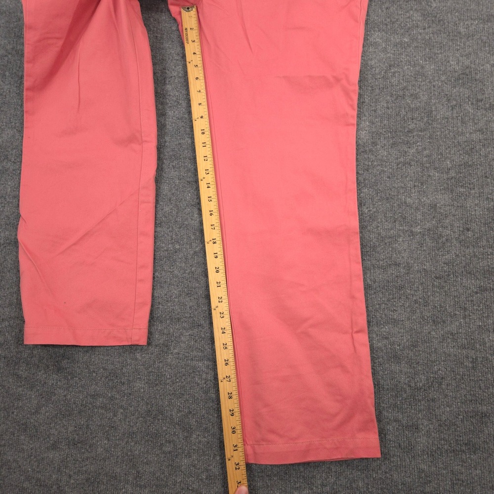 Vineyard Vines Club Pants Mens 38X32 Rhubarb Red Chino Classic Fit Preppy NEW - Picture 7 of 12